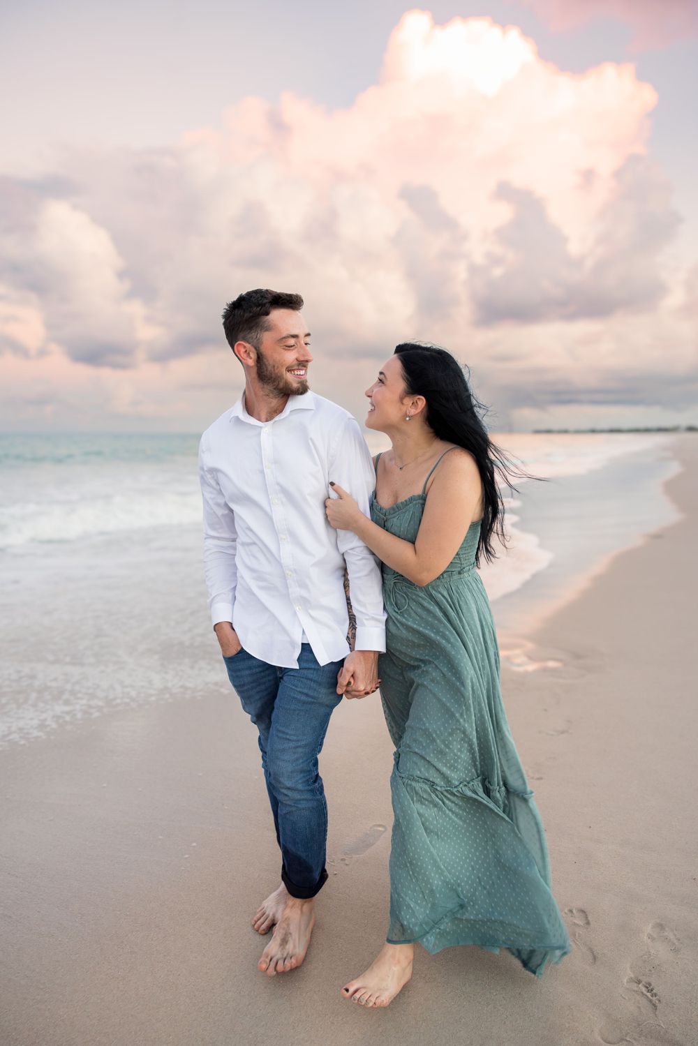 Event photography, Couples, engagement, beach, Vero Beach Florida Photographer, Portrait.