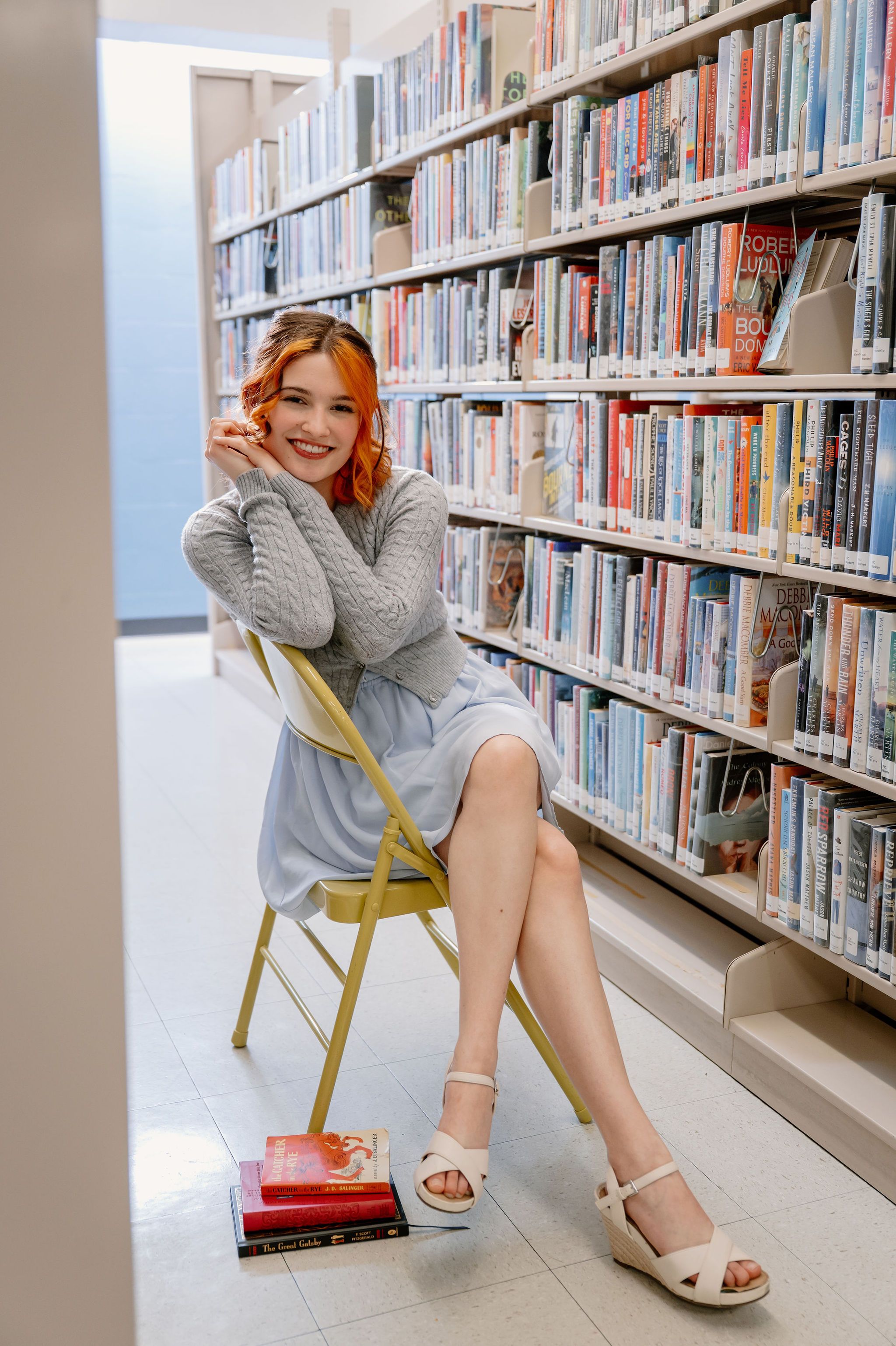 Public library senior photos in Walla Walla, Washington
