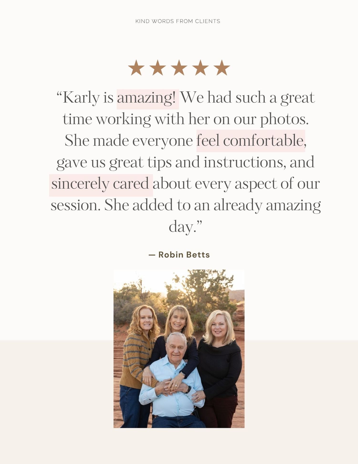 client experience review