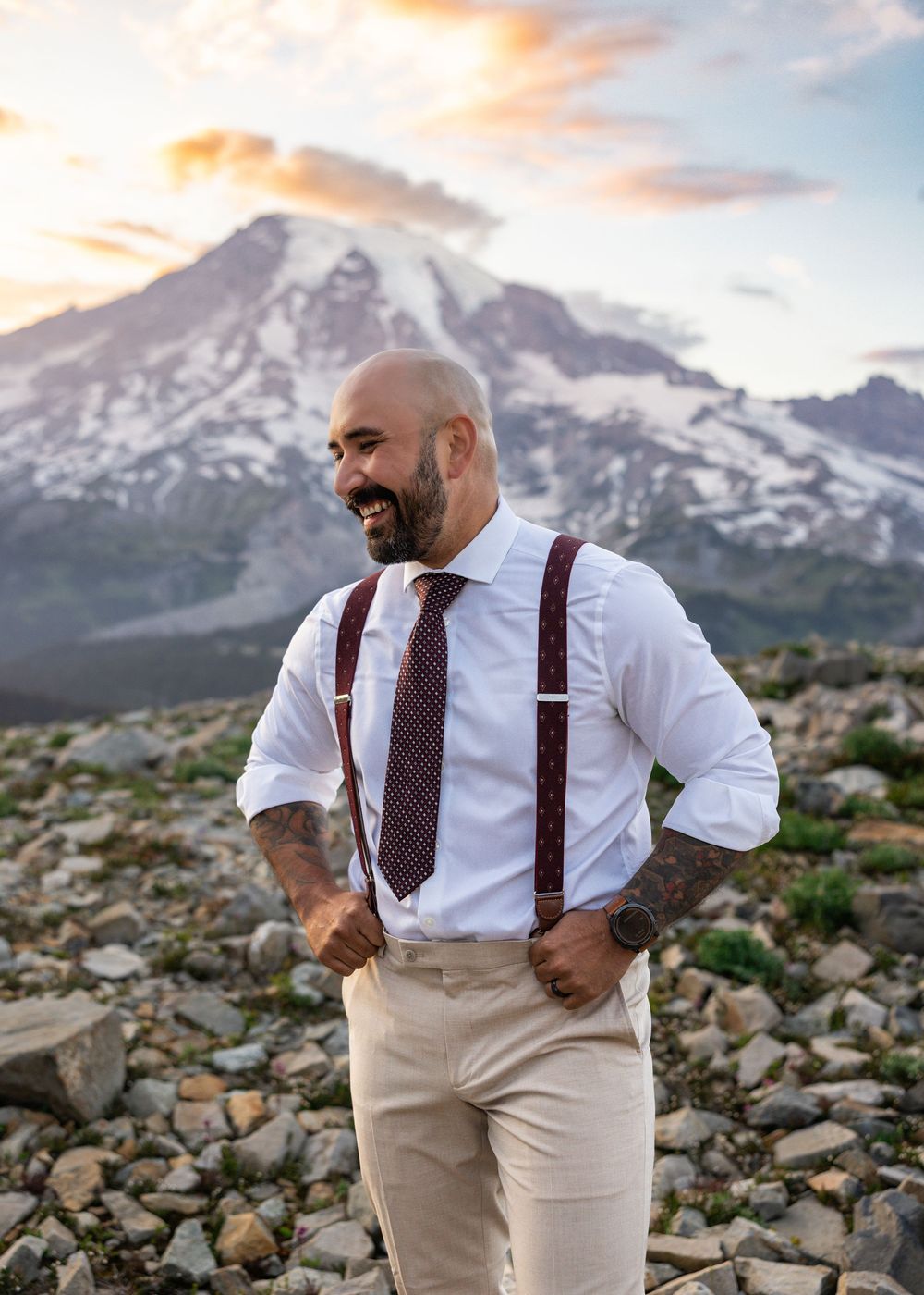 PNW adventure elopement photography