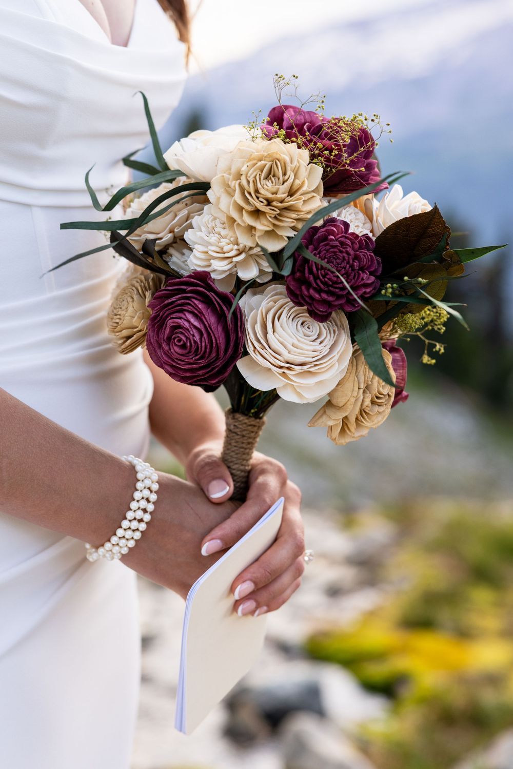 PNW adventure elopement photography featuring small details and storytelling