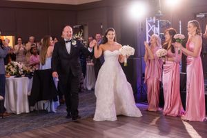 Bride and Groom Grand Entrance at The Club at Arrowcreek in Reno