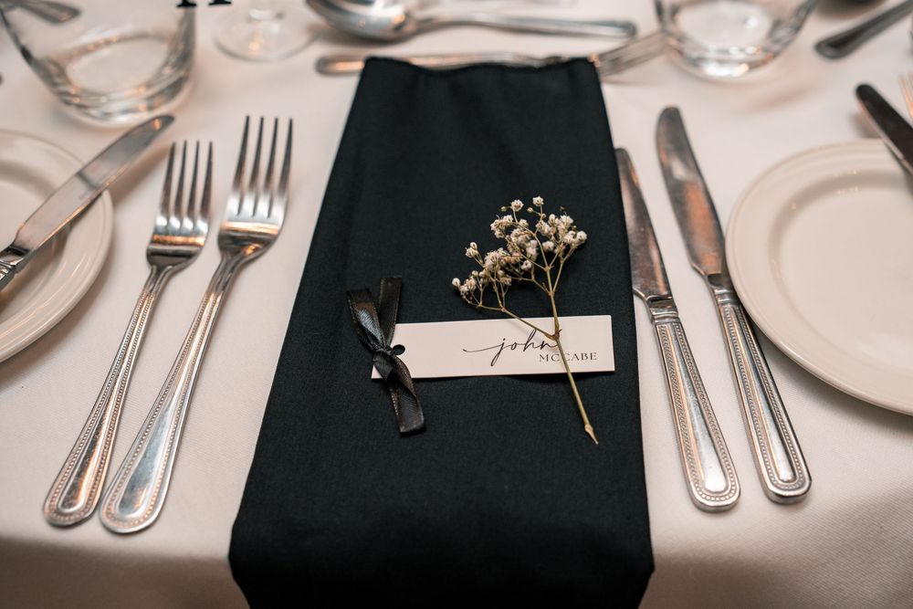 WEDDING DECOR  NORFOLK WEDDING DUNSTON HALL NORWICH BLACK TIE WEDDING