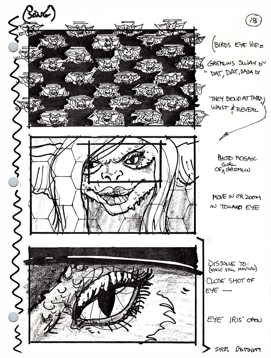 Greta Gremlin storyboards