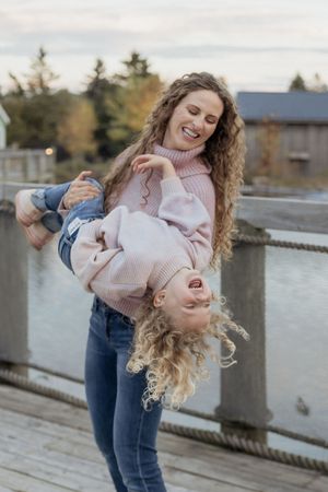 mother and daughter family portraits fall family photography in Moncton, Magnetic Hill photographer in New Brunswick, October