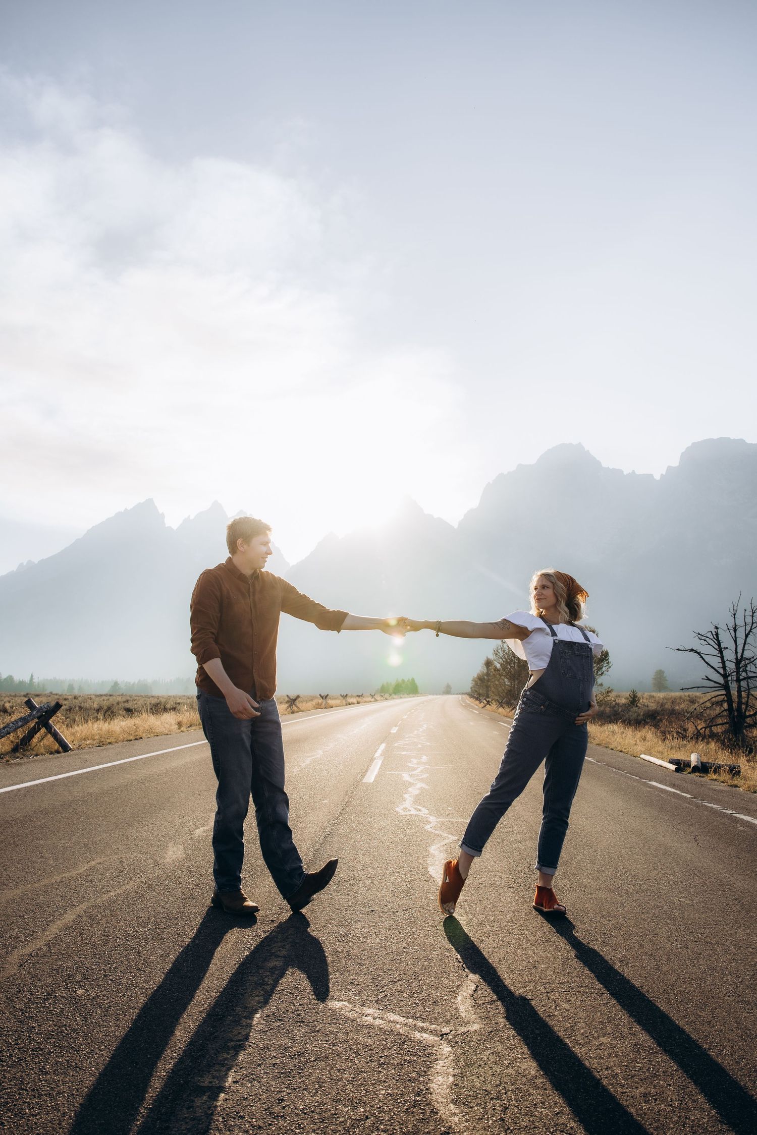 elopement photoshoot at the grand teton