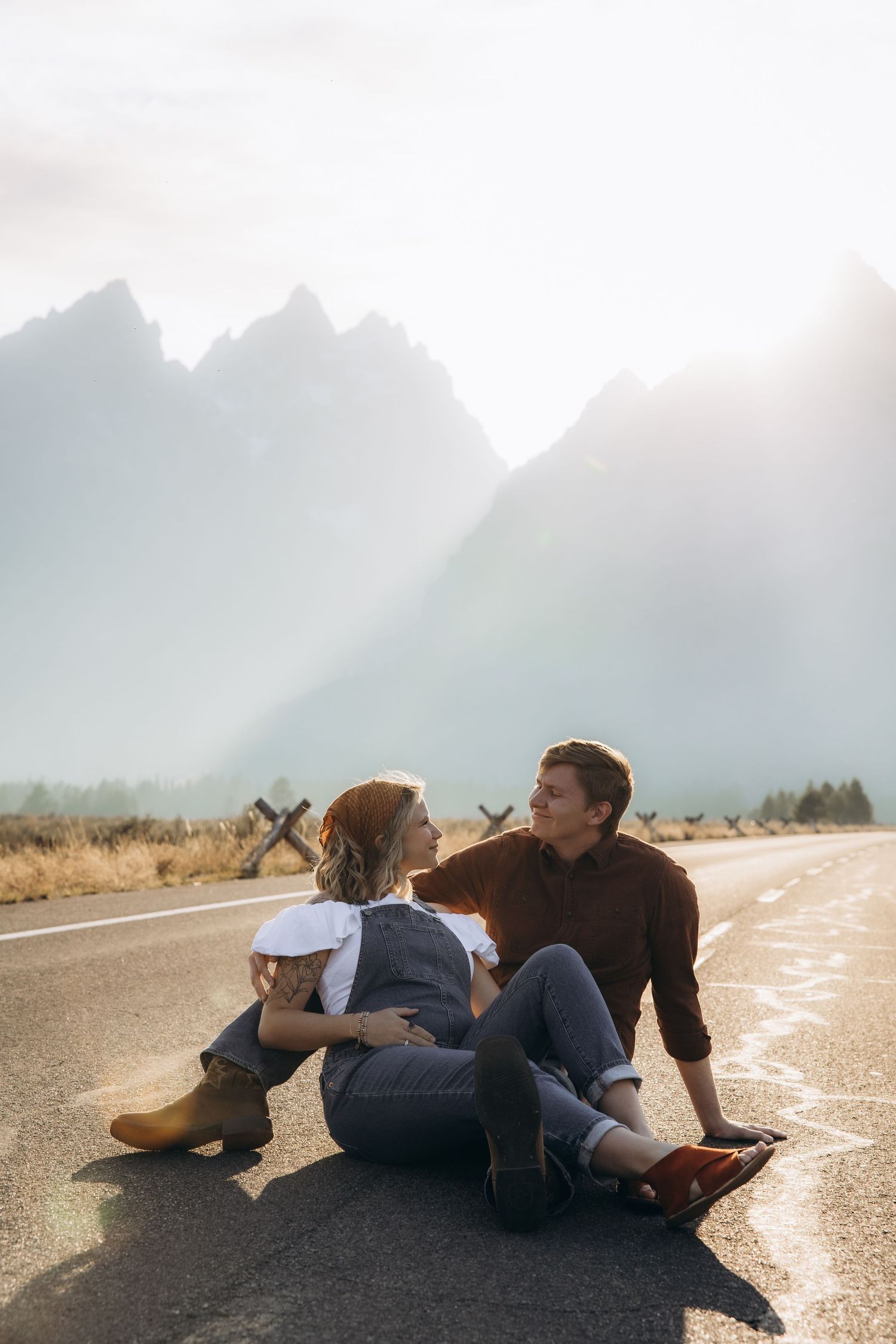 wedding photoshoot at the grand teton