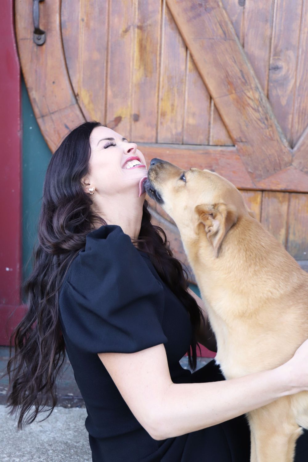 Woman and her best friend (dog)