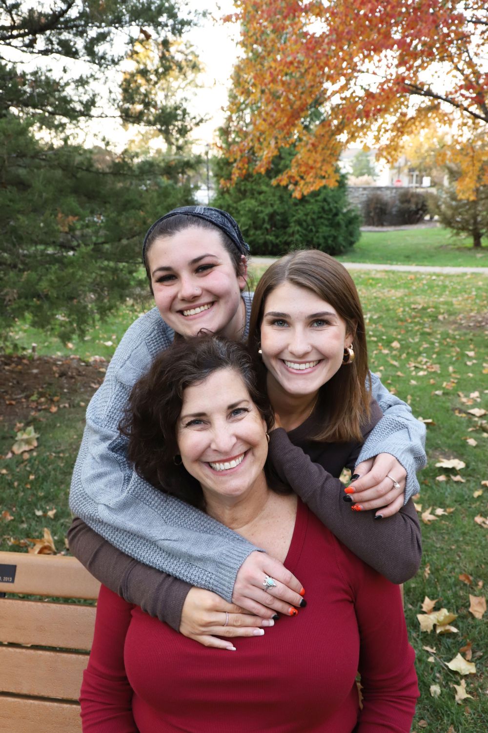 Mother and adult daughters photo