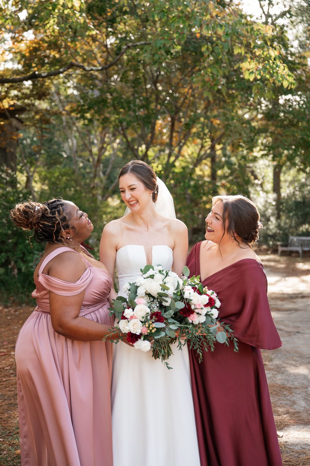 Bride with Bridesmaids