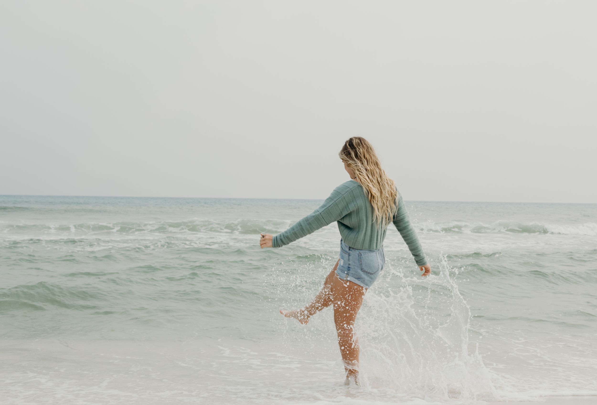 Water Kicking Photo
