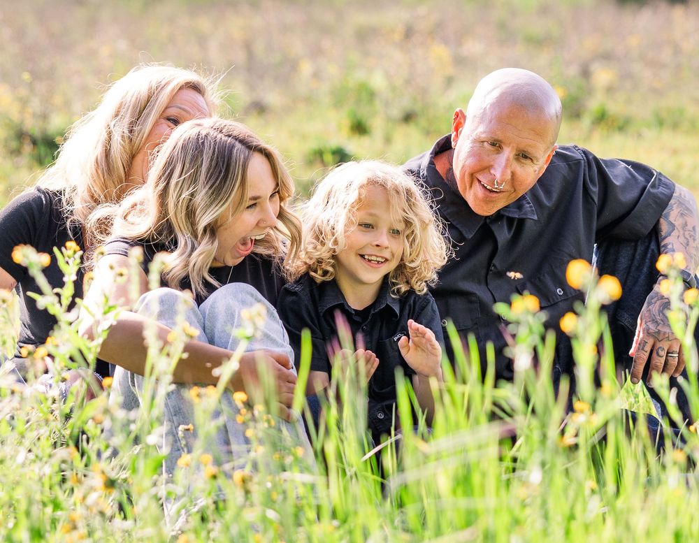 Southern California outdoor family portraits
