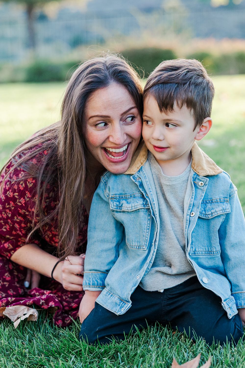 Winter family photos in Southern California