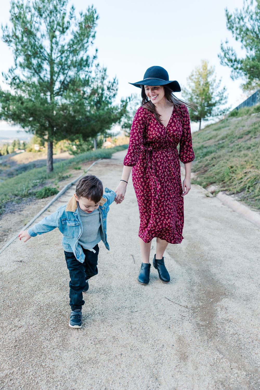 Ventura County family photo session in winter