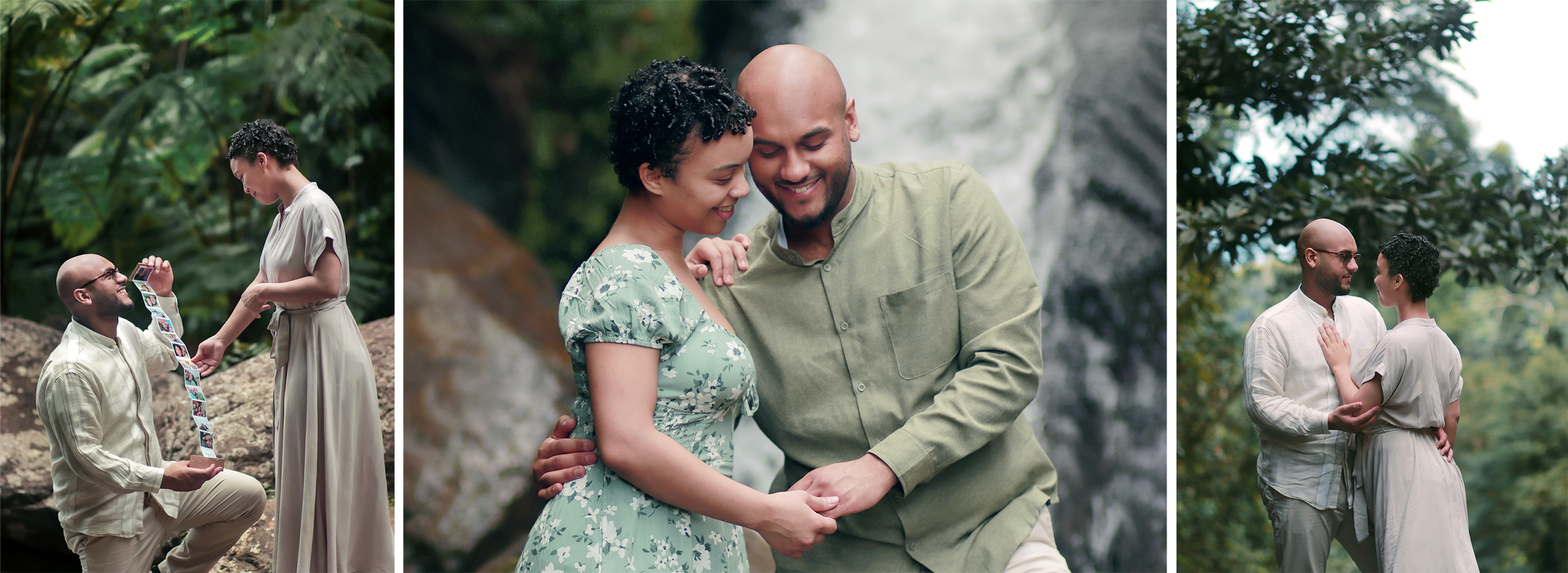 El Yunque Engagement Photoshoot. Puerto Rico Photographer. Albert Ray Photo. El Yunque. Portrait Photography. Puerto Rico Travel