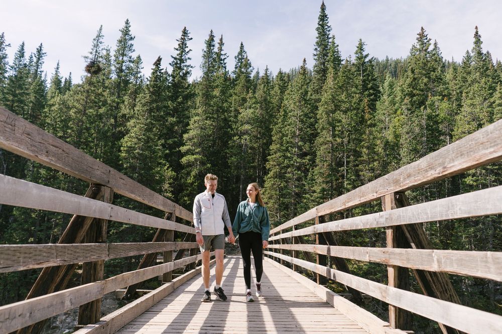 Lake Minnewanka Proposal in Banff | Matt + Kate