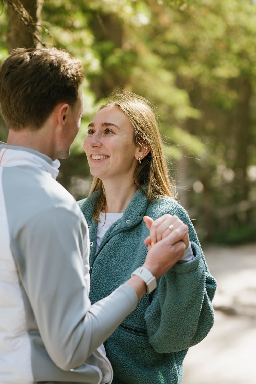 Lake Minnewanka Proposal in Banff | Matt + Kate