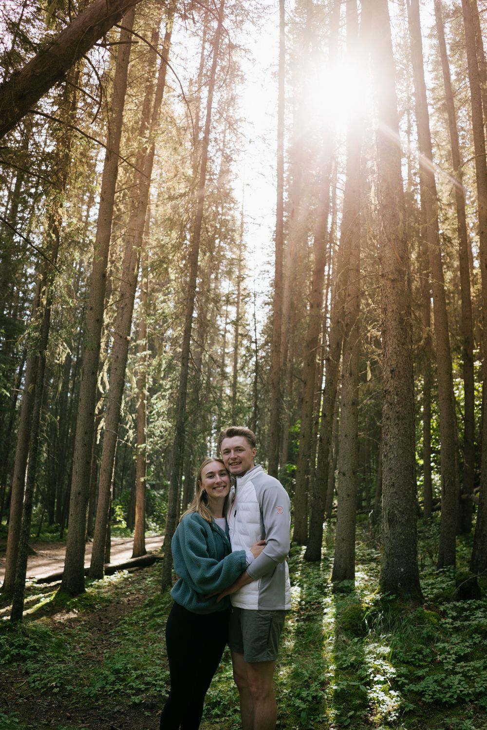 Lake Minnewanka Proposal in Banff | Matt + Kate