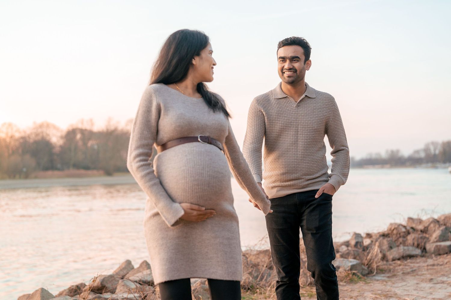 Indian pregnancy photoshoot in Mannheim, Germany