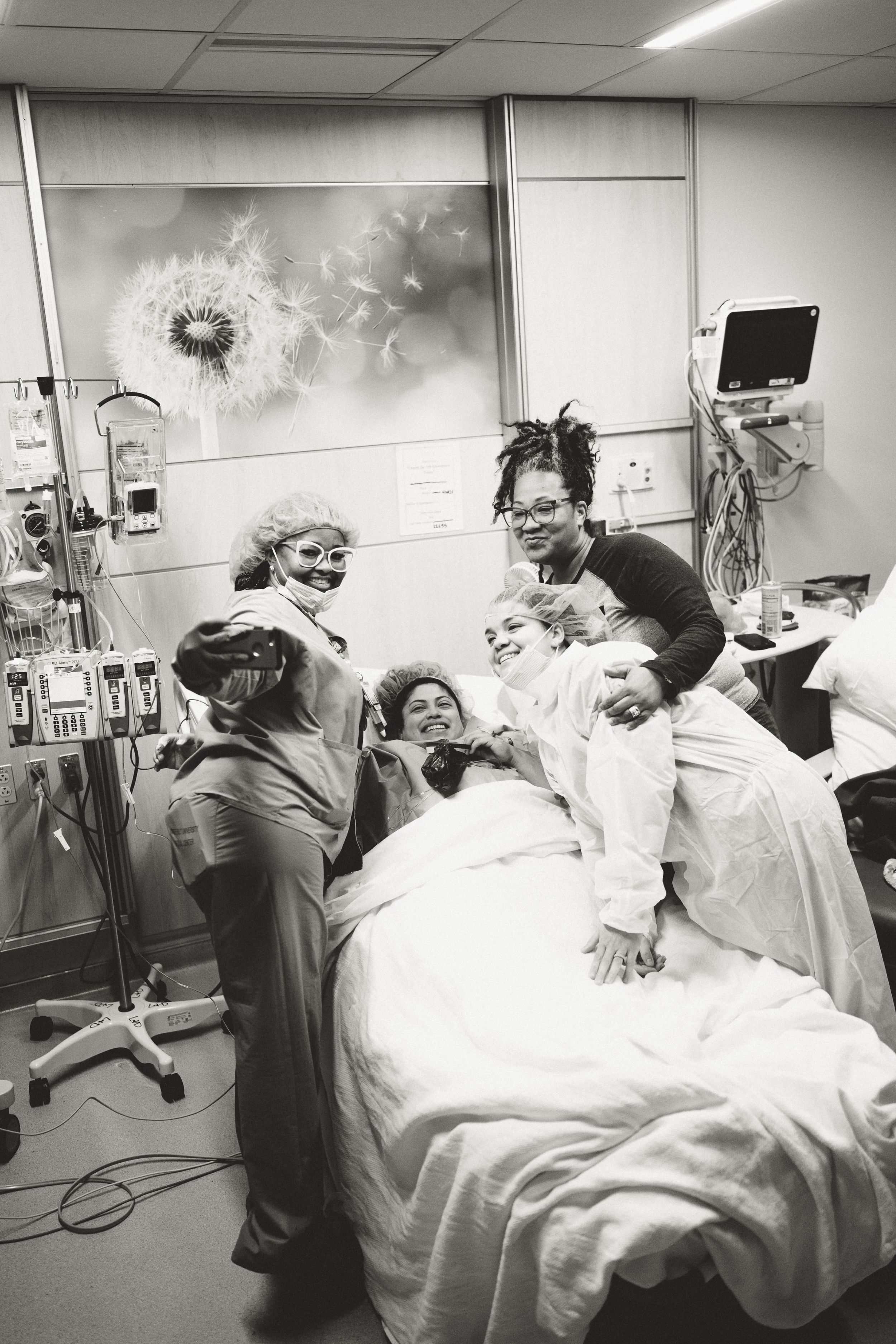 Birth photography at Vanderbilt University Medical Center documented by Disney Magic Photography, local Nashville newborn photographer.