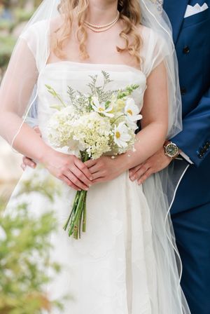 close up of bride and groom detail shot