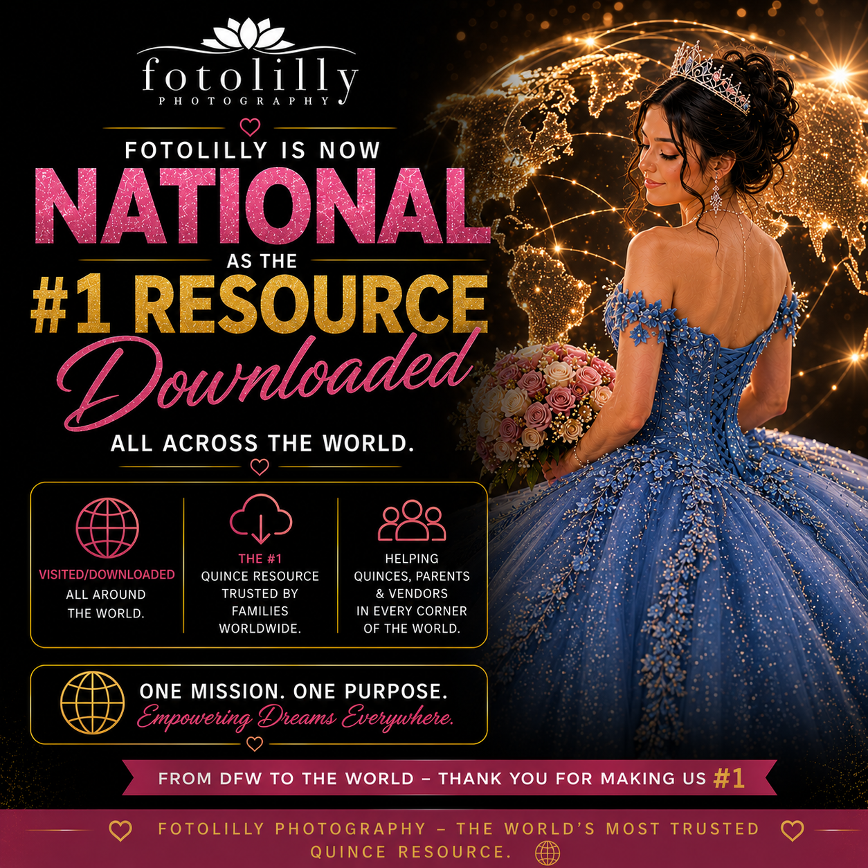 Luxury Quinceañera photography experience in Dallas Fort Worth focused on trust confidence and unforgettable quince portraits