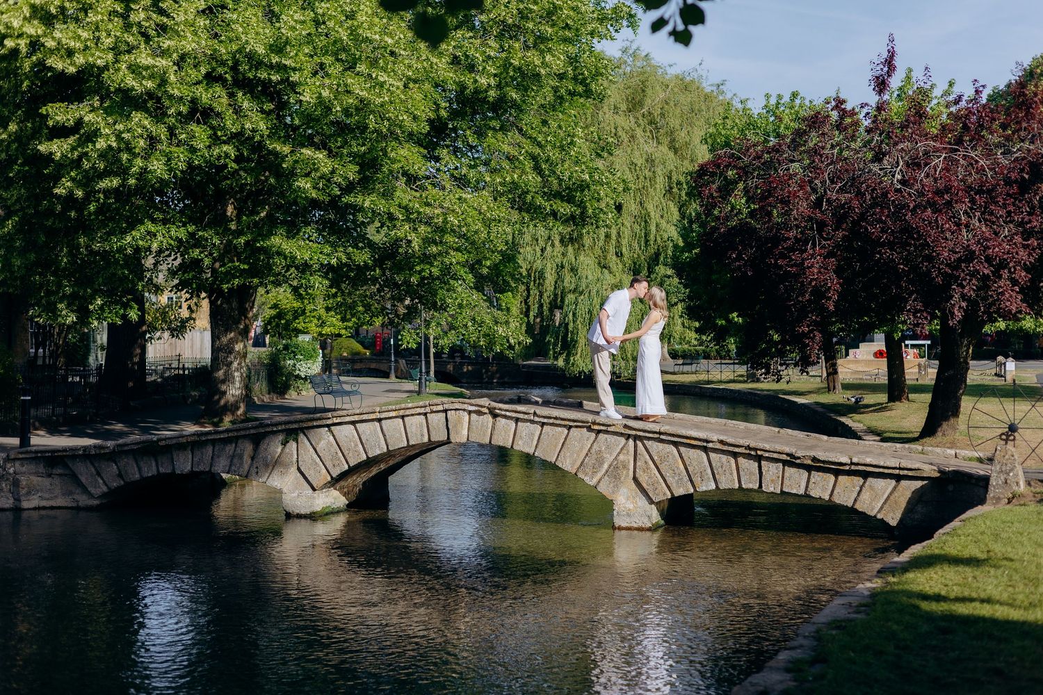 Cotswolds proposal photographer documenting a romantic engagement moment.
