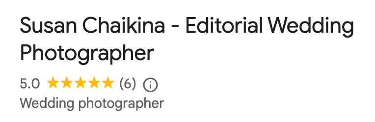 A 5-star rating display showing yellow bars with 3 reviews and a perfect score of 5.0.