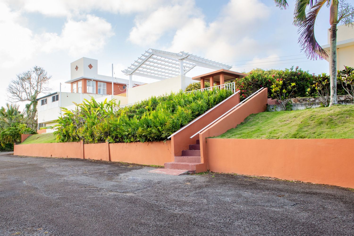 Real estate photo for a short-term rental in Aguas Buenas, Puerto Rico. Building exterior.