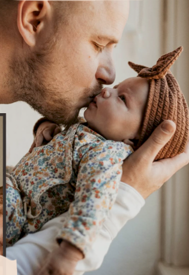 Inspiration photo papa et bébé à Saint Brès