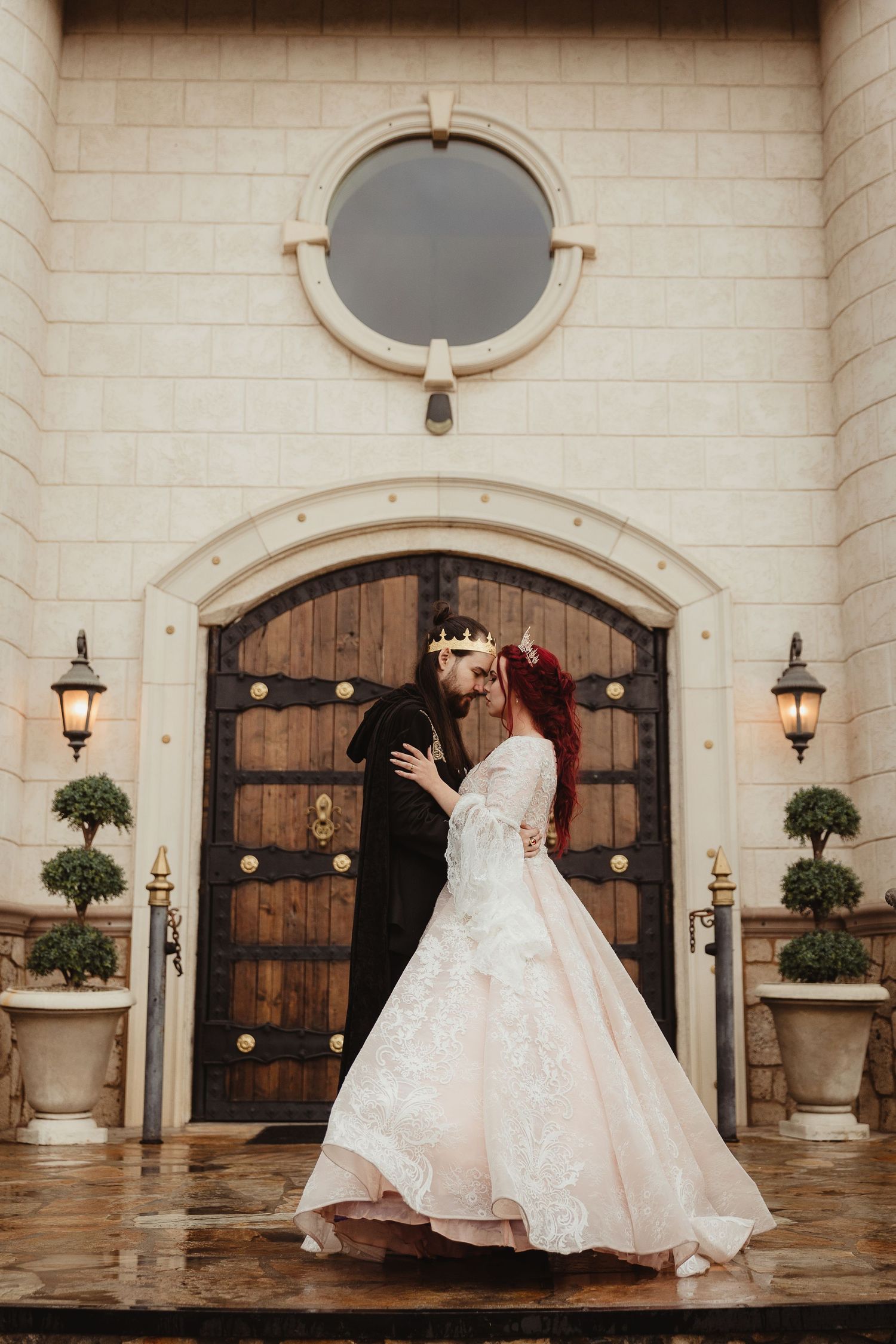 bride and groom themed wedding king and queen Wadley Farms Castle Pleasant Grove Utah
