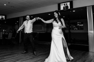 couple first dance as married couple