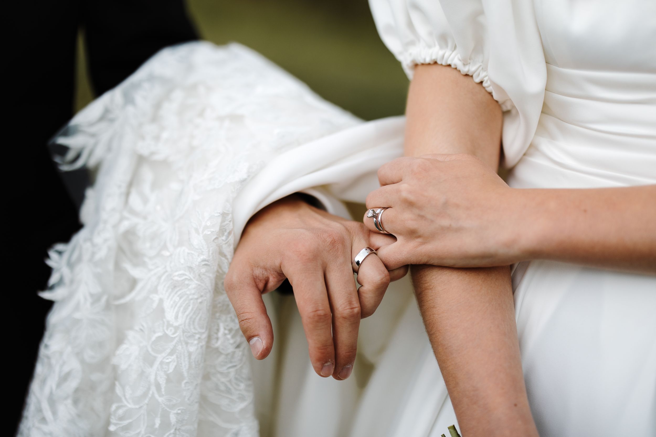 Catholic wedding portrait