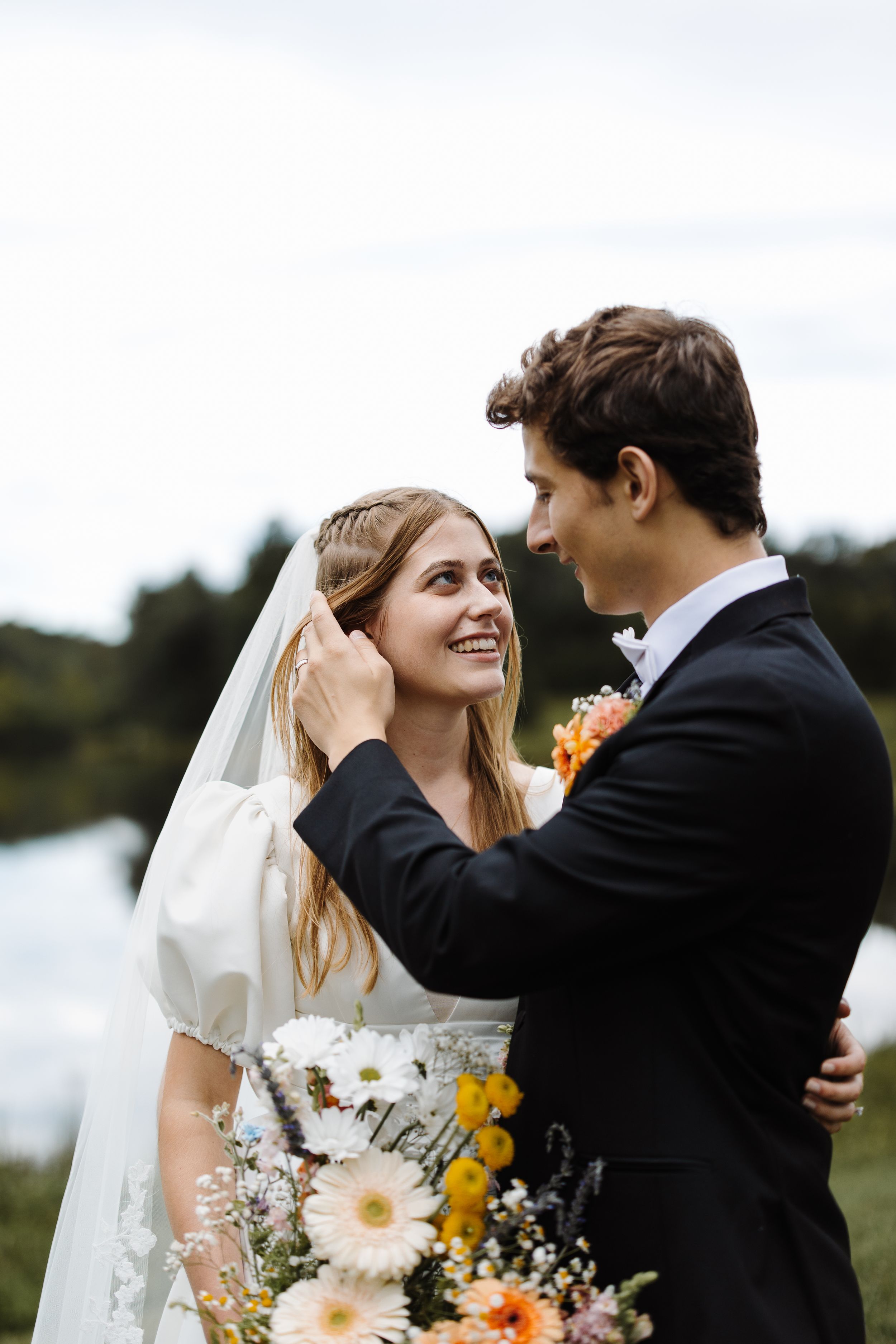 Catholic wedding portrait