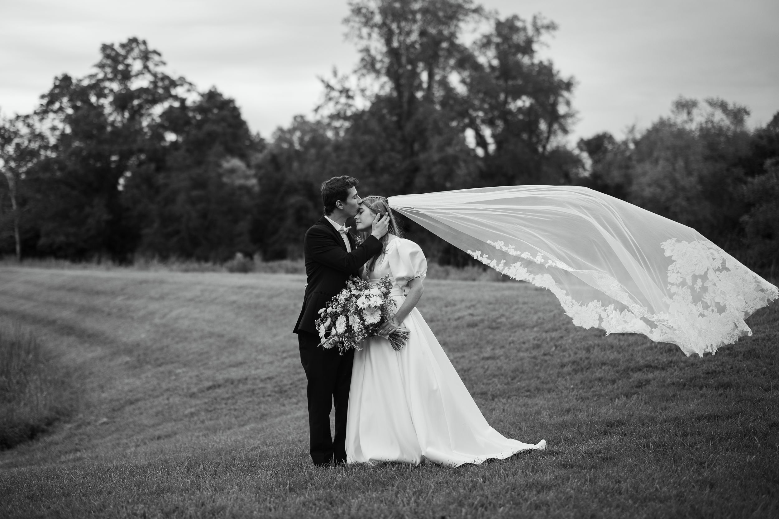 Catholic wedding portrait