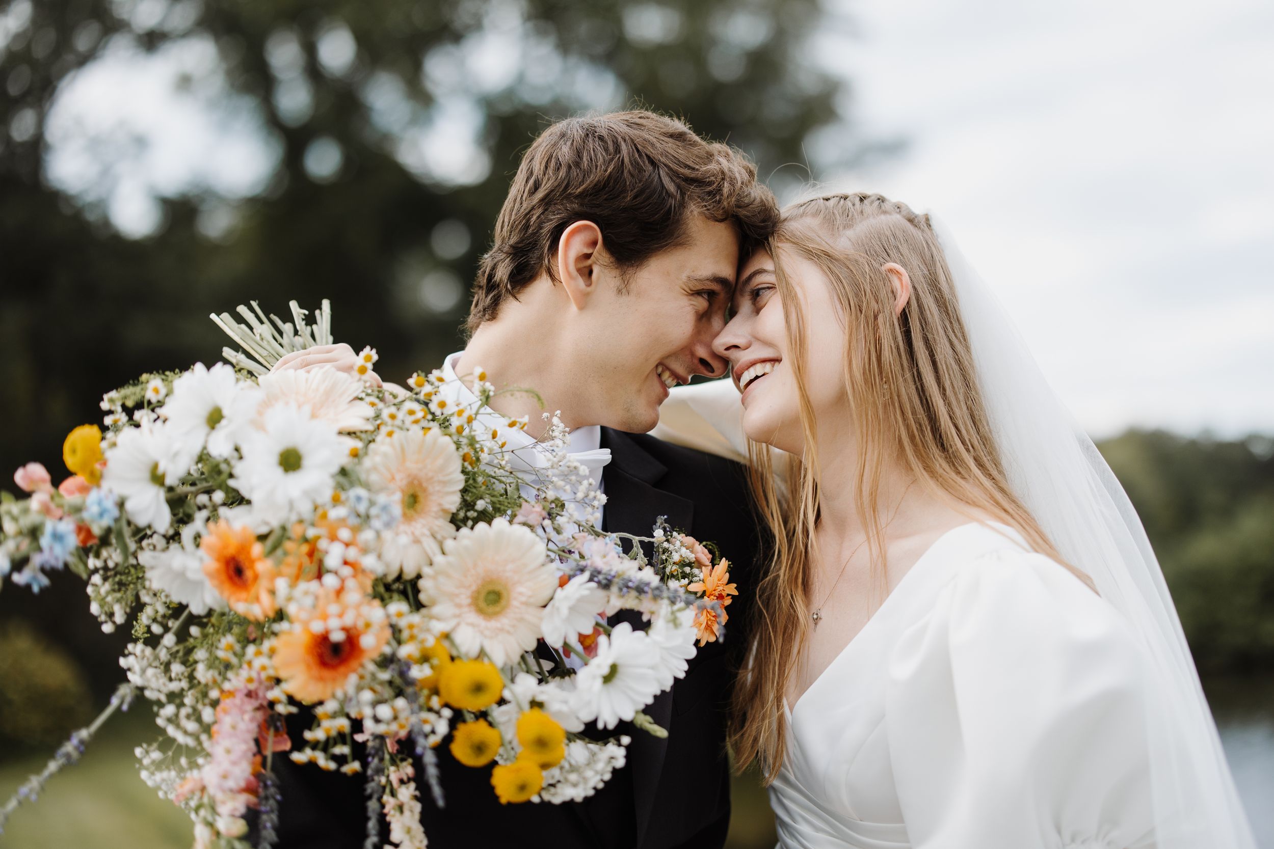 Catholic wedding portrait