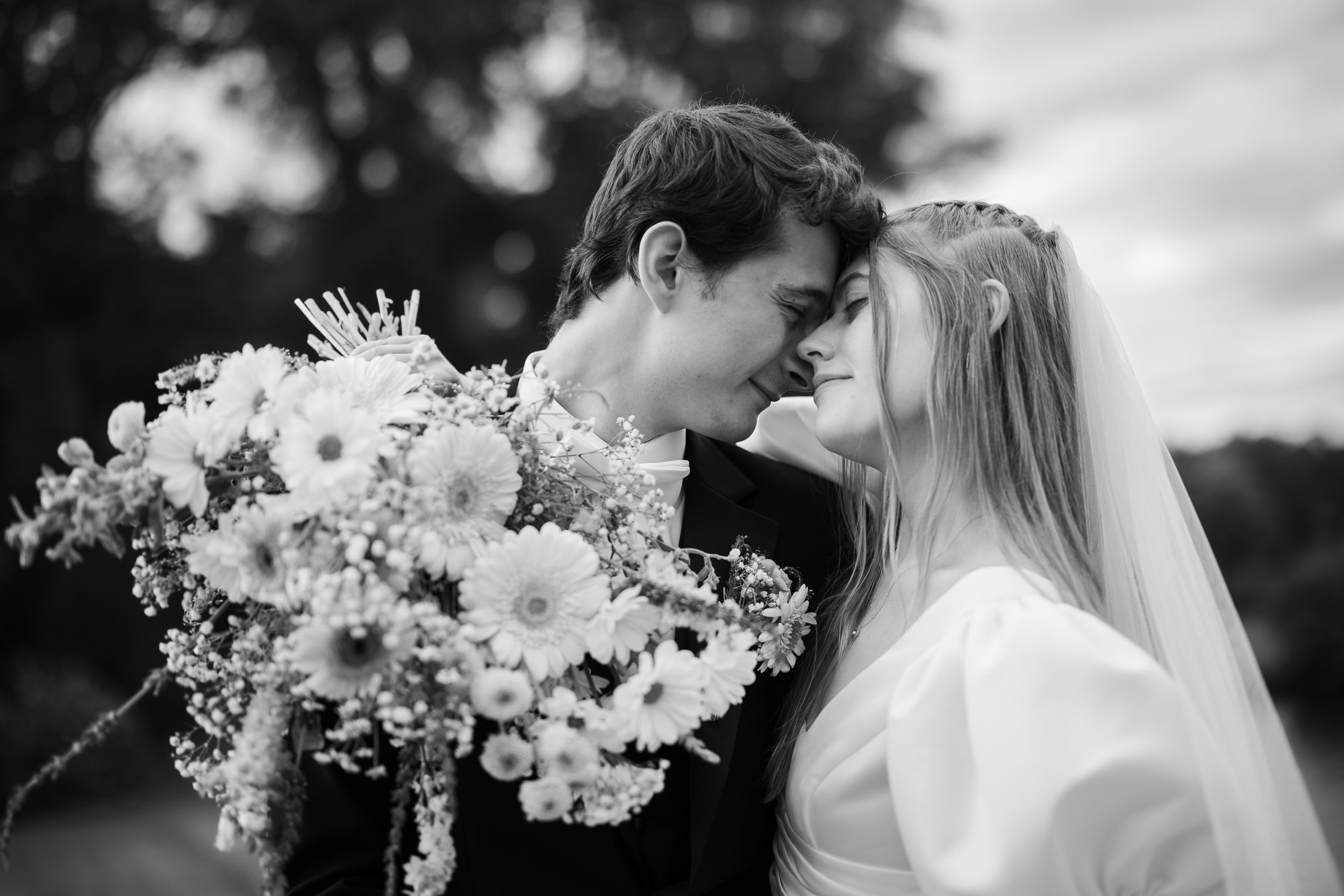 Catholic wedding portrait