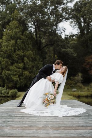 Catholic wedding portrait