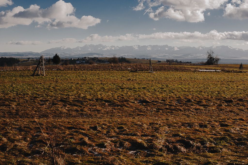 Panorama Tatr widok z Jabłonki