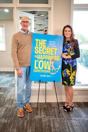 The Secret to Happiness is Low Expectations Book Signing with Isabel Bolt hosted by Randy White Real Estate in Southlake, Texas