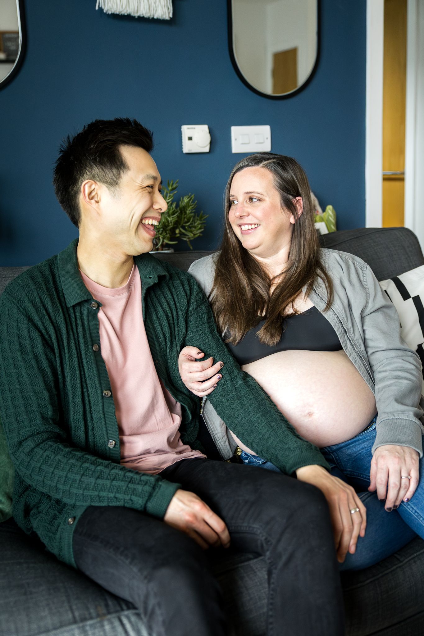 Canary Wharf pregnancy photoshoot
