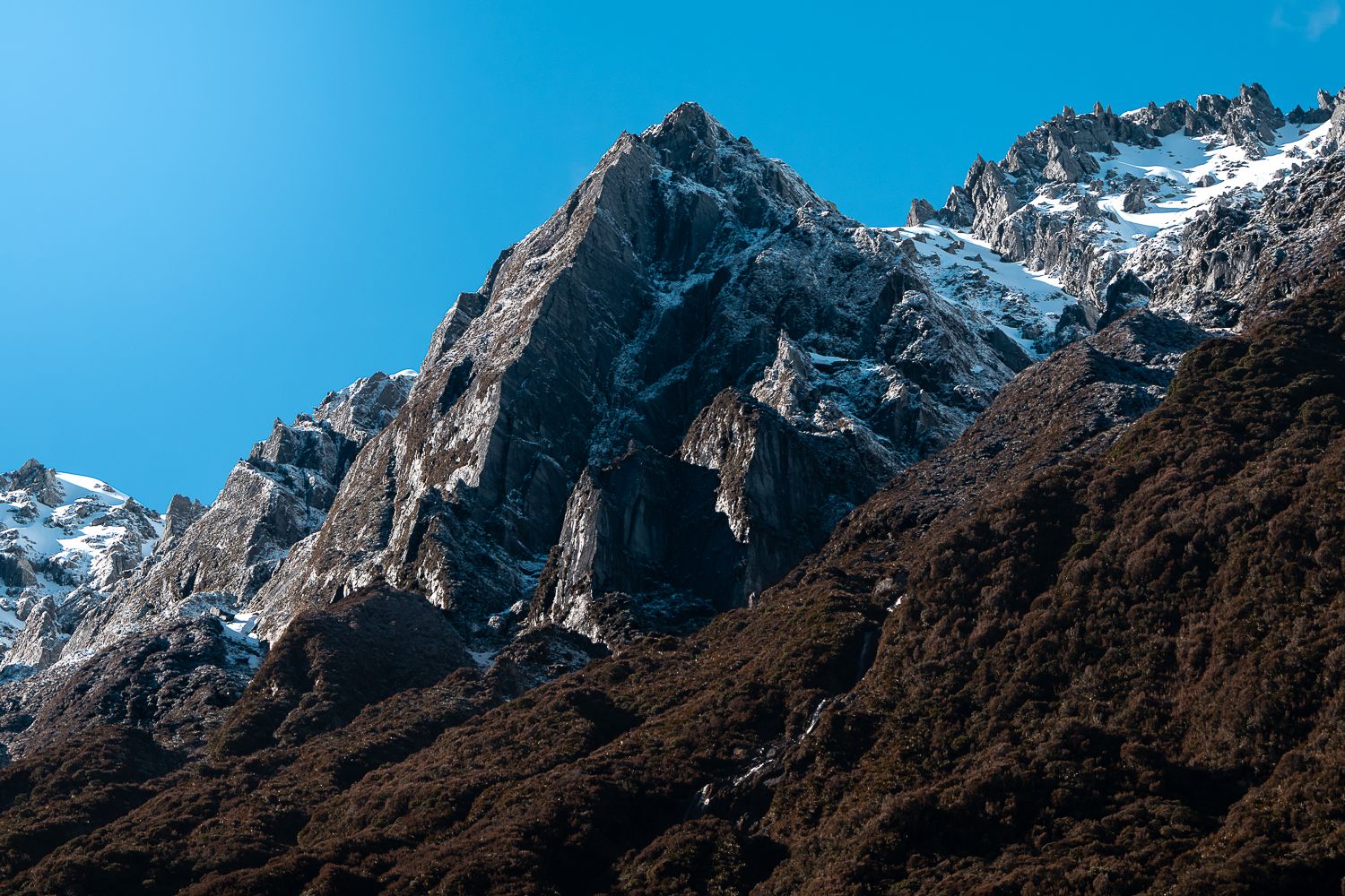 Erin behind the lens, Fox Glacier, mountain, New Zealand, Alpine, Glacier, Snow, Prints, Photography