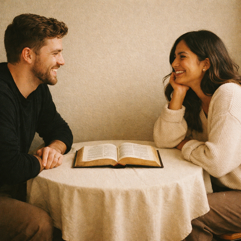 Faith-based conversation portrait session photographed in Central Pennsylvania.