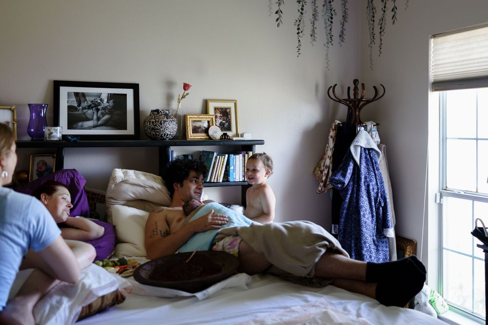 A montage of security camera footage showing different angles of a bedroom interior.