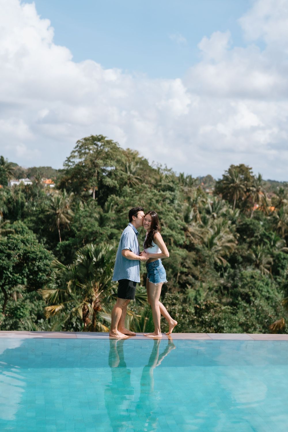Bali holiday couple photography session at Adiwana Bisma
