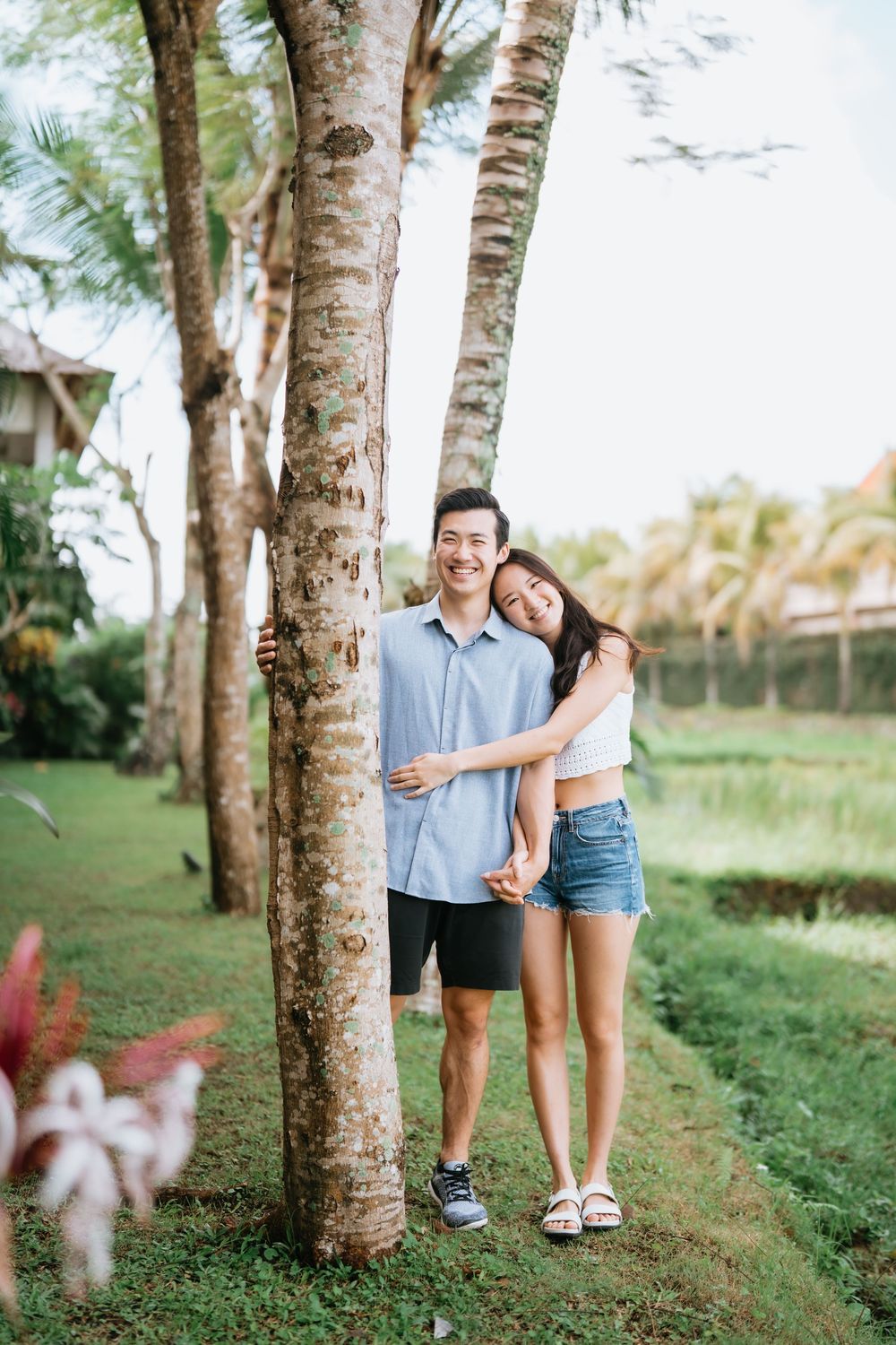 Bali holiday couple photography session at Adiwana Bisma