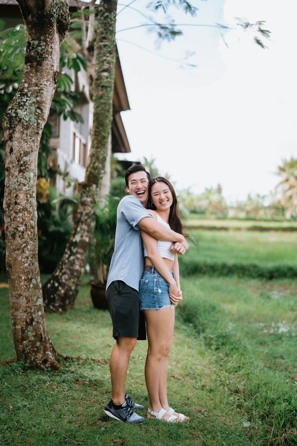 Bali holiday couple photography session at Adiwana Bisma