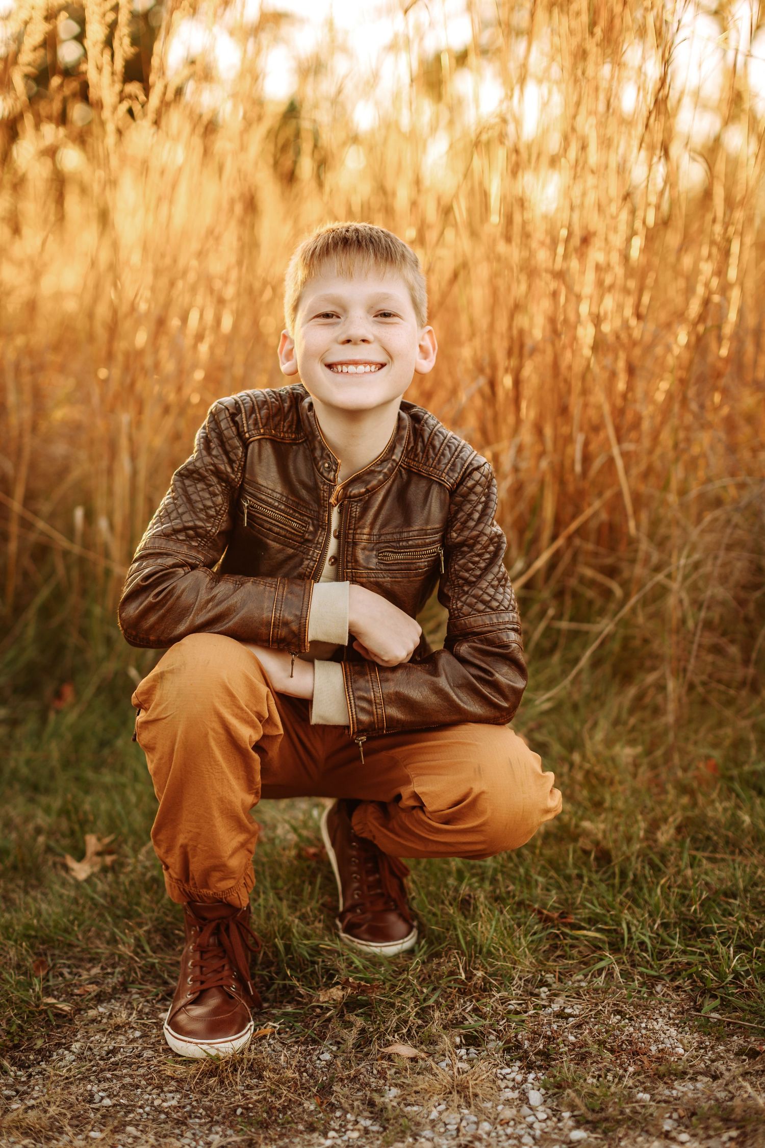 boy in grass