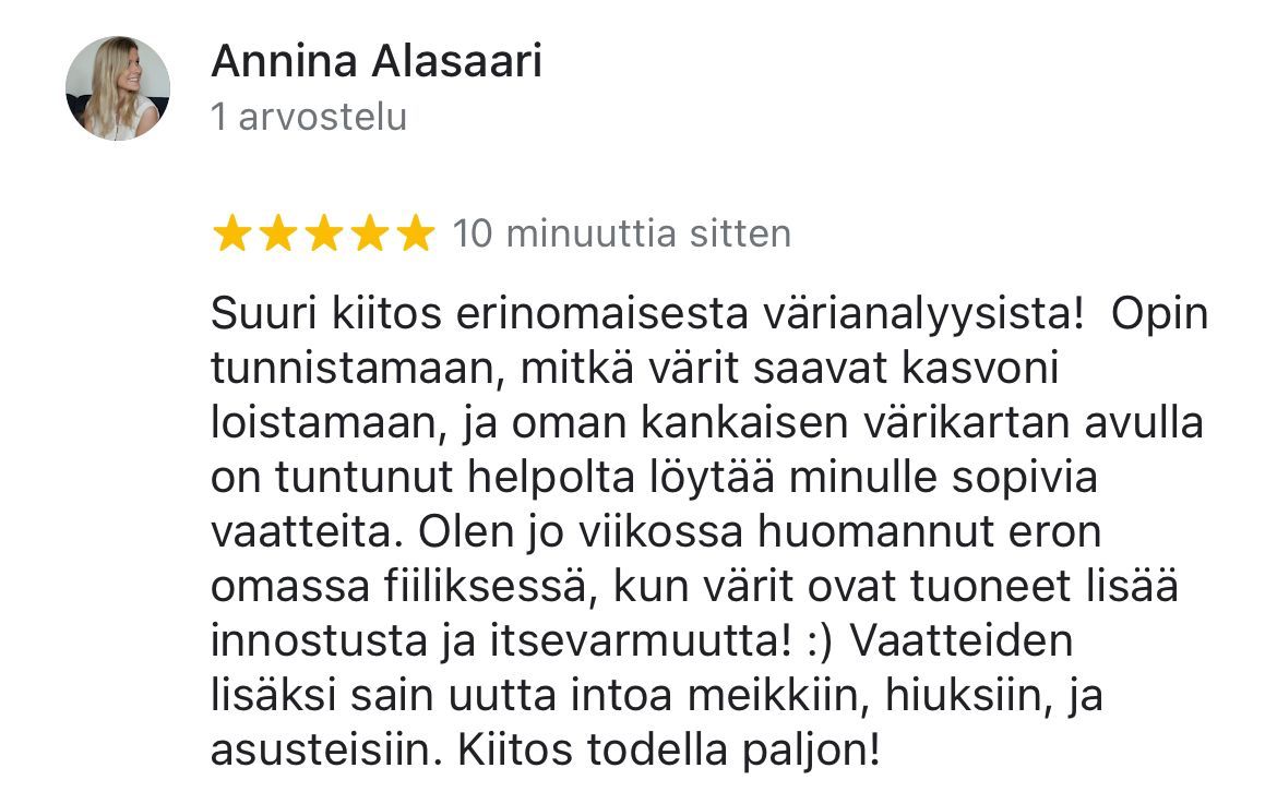 Paras Värianalyysi Helsinki