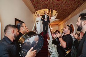 Documentary-style wedding coverage of an Arab couple in Raleigh